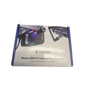 Donner DMX512 Wireless Stage Lighting Transmitter + 5X Receiver Built-in Battery